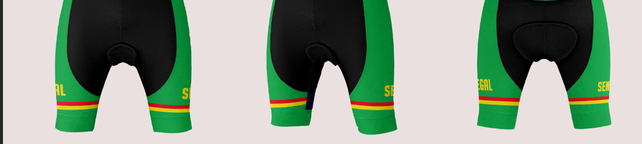 Senegal Cycling Shorts 20D GEL PAD UniShort Sleev..